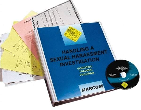 Marcom - Handling a Sexual Harassment Investigation, Multimedia Training Kit - 20 Minute Run Time DVD, English and Spanish - Caliber Tooling