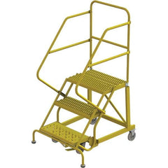 TRI-ARC - Rolling & Wall Mounted Ladders & Platforms Type: Stairway Slope Ladder Style: Forward Descent 50 Degree Incline - Caliber Tooling