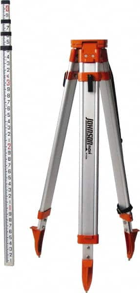 Johnson Level & Tool - Laser Level Tripod - Use With 5/8 Inch, 11 Threaded Laser Levels - Caliber Tooling