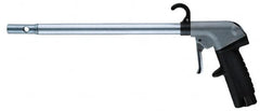 Guardair - 120 Max psi High Power Venturi Nozzle Pistol Grip Blow Gun - 3/8 NPT, 60" Tube Length, Aluminum - Caliber Tooling