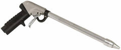 Guardair - 120 Max psi Whisper Jet Pistol Grip Blow Gun - 3/8 NPT, 12" Tube Length, Aluminum - Caliber Tooling