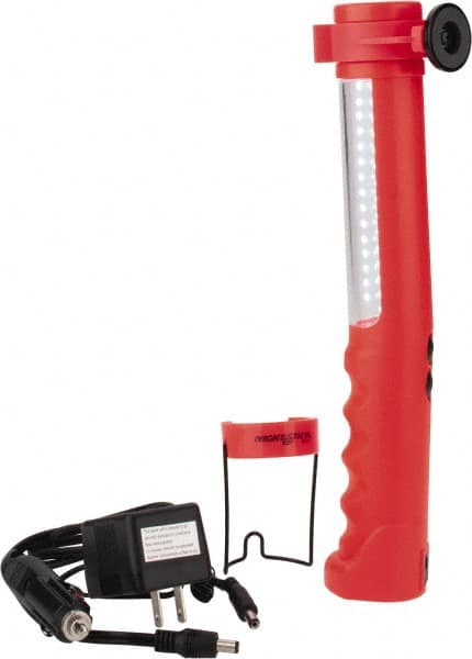 Bayco - 12 VDC & 120 VAC, 1 Watt, Cordless, LED Portable Handheld Work Light - 1 Head, 170 & 200 Lumens, Polymer, 292mm Long x 58mm Wide x 53mm High - Caliber Tooling