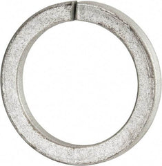 Value Collection - 3", 2.008" ID, 0.458" Thick Split Lock Washer - Grade 8 Spring Steel, Zinc-Plated Finish, 2.008" Min ID, 2.039" Max ID, 4.074" Max OD - Caliber Tooling