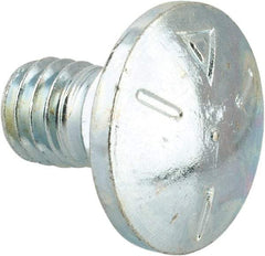 Value Collection - 5/16-18 UNC 1/2" Length Under Head, Standard Square Neck, Carriage Bolt - Grade 5 Steel, Zinc-Plated Finish - Caliber Tooling