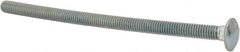 Value Collection - 5/16-18 UNC 6" Length Under Head, Standard Square Neck, Carriage Bolt - Grade 5 Steel, Zinc-Plated Finish - Caliber Tooling