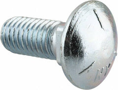 Value Collection - 1/2-13 UNC 1-1/4" Length Under Head, Standard Square Neck, Carriage Bolt - Grade 5 Steel, Zinc-Plated Finish - Caliber Tooling