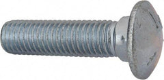 Value Collection - 5/8-11 UNC 2-1/2" Length Under Head, Standard Square Neck, Carriage Bolt - Grade 5 Steel, Zinc-Plated Finish - Caliber Tooling