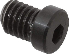 Mitee-Bite - 3/8-16, 1/2" Length, Carbon Steel, Black Oxide Finish, Cam Clamp Screw - 3/16" Drive, Use with Mitee-Bite Fixture Clamps - Caliber Tooling