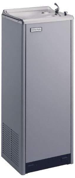 Halsey Taylor - 13.5 GPH Cooling Capacity Deluxe Floor Standing Water Cooler & Fountain - Heavy Gauge, 105 Max psi, 120 VAC Volts, 625 Watts, 8.0 Full Load Amperage, Vinyl Clad Steel - Caliber Tooling