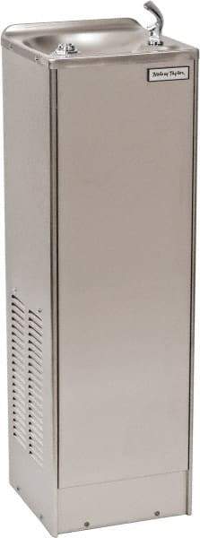 Halsey Taylor - 2.8 GPH Cooling Capacity Economy Floor Standing Water Cooler & Fountain - In-Wall, 105 Max psi, 120 VAC Volts, 230 Watts, 2.5 Full Load Amperage, Stainless Steel - Caliber Tooling