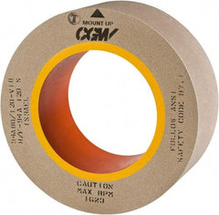 Camel Grinding Wheels - 20" Diam x 12" Hole x 2" Wide Centerless & Cylindrical Grinding Wheel - 80 Grit, Aluminum Oxide, Type 1, Vitrified Bond, No Recess - Caliber Tooling