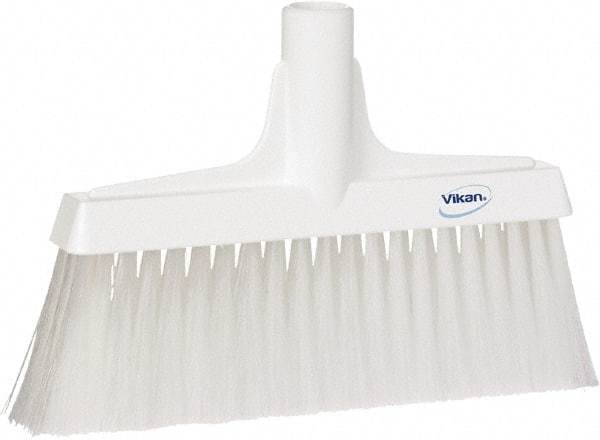 Vikan - 6-3/4" OAL Polyester Bristle Lobby Broom - 3" Bristle Length, 9-1/2" Wide - Caliber Tooling