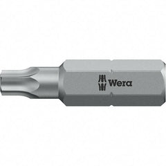 Wera - 1/4" Drive T20 Torx Screwdriver Bit - 1" OAL, Insert Bit - Caliber Tooling