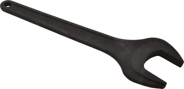 Facom - 75mm Standard Service Open End Wrench - 19-11/16" OAL, Single End, Black Finish, 15° Head Angle - Caliber Tooling