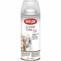 Krylon - Crystal Clear, Gloss, Acrylic Coating Spray Paint - 15 to 20 Sq Ft per Can, 11 oz Container - Caliber Tooling