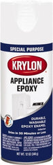 Krylon - Appliance White, Gloss, Epoxy Spray Paint - Exact Industrial Supply