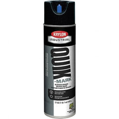 Krylon - 20 fl oz Black Marking Paint - 664' Coverage at 1" Wide, Solvent-Based Formula, 430 gL VOC - Caliber Tooling