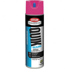 Krylon - 20 fl oz Pink Marking Paint - 50 to 60 Sq Ft Coverage, Water-Based Formula - Caliber Tooling