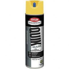 Krylon - 20 fl oz Yellow Marking Paint - 50 to 60 Sq Ft Coverage, Solvent-Based Formula - Caliber Tooling