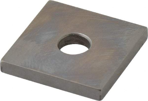 Mitutoyo - 0.127" Square Steel Gage Block - Accuracy Grade 0, Includes Certificate of Inspection - Caliber Tooling