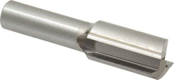 Amana Tool - 3/4" Diam, 1/2" Shank Diam, 1-1/4" Length of Cut, 2 Flute Straight Router Bit - 2-7/8" Overall Length, Carbide Tipped - Caliber Tooling