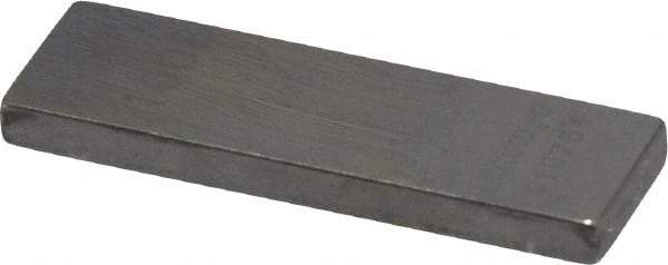 Mitutoyo - 0.1008" Rectangular Steel Gage Block - Accuracy Grade 0, Includes Certificate of Inspection - Caliber Tooling