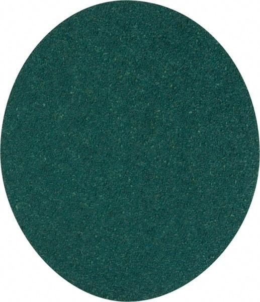 3M - 5" Diam, 40 Grit Aluminum Oxide Adhesive PSA Disc - Coarse Grade, Green, E Weighted Backing, Flexible, Use with Random Orbital Sanders - Caliber Tooling