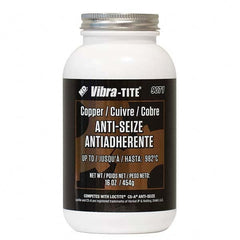 Vibra-Tite - 16 oz Jar, Copper Anti-Seize Lubricant, with Brush Cap - Caliber Tooling