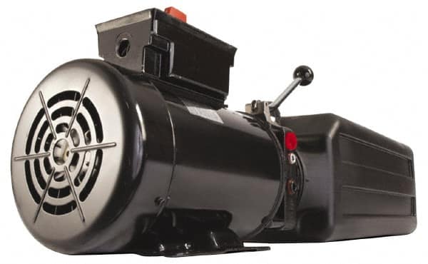 Stone - 2,300 Max psi, 1.5 GPM, Hydraulic Power Unit - 6.5 Qt Tank, 23.46" Long x 6.9" Wide x 10.8" High, 9/16-18 SAE Port Size, 1 Phase, 115 VAC, 15 Amp - Caliber Tooling