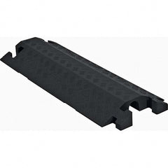 Checkers - On Floor Cable Covers Cover Material: Polyurethane Number of Channels: 1 - Caliber Tooling