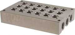 Value Collection - 3/8" Inlet, 1/2" Outlet Manifold - 120°F Max, 145 Max PSI, 6 Outlet Ports - Caliber Tooling