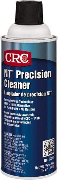 CRC - 12 Ounce Aerosol Electrical Grade Cleaner/Degreaser - 30,800 Volt Dielectric Strength, Nonflammable - Caliber Tooling