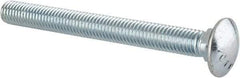 Value Collection - 1/2-13 UNC 5" Length Under Head, Standard Square Neck, Carriage Bolt - Grade 5 Steel, Zinc-Plated Finish - Caliber Tooling