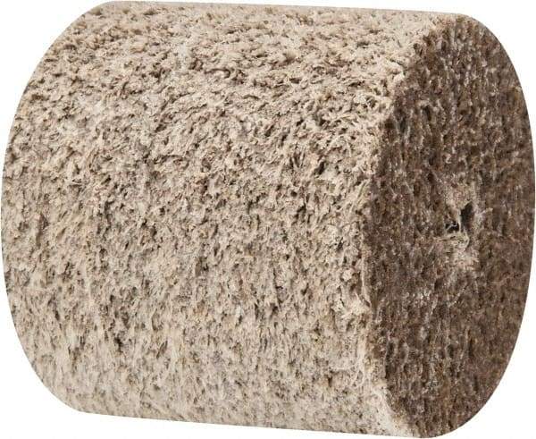 Merit Abrasives - 1" Diam, 1" Face Width, 3/16" Center Hole, Fine Grade, Aluminum Oxide Deburring Wheel - Unitized, Medium Density 6 Grade, 30,000 RPM - Caliber Tooling