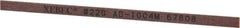 Value Collection - Rectangular, Ceramic Fiber Finishing Stick - 4" Long x 5/32" Wide x 1/32" Thick, 220 Grit, Very Fine Grade - Caliber Tooling