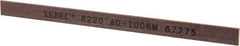 Value Collection - Rectangular, Ceramic Fiber Finishing Stick - 4" Long x 15/64" Wide x 1/32" Thick, 220 Grit, Very Fine Grade - Caliber Tooling