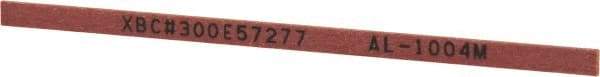 Value Collection - Rectangular, Ceramic Fiber Finishing Stick - 4" Long x 5/32" Wide x 1/32" Thick, 300 Grit, Extra Fine Grade - Caliber Tooling