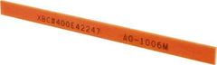 Value Collection - Rectangular, Ceramic Fiber Finishing Stick - 4" Long x 15/64" Wide x 1/32" Thick, 400 Grit, Super Fine Grade - Caliber Tooling