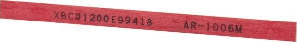 Value Collection - Rectangular, Ceramic Fiber Finishing Stick - 4" Long x 15/64" Width, 1,200 Grit, Ultra Fine Grade - Caliber Tooling