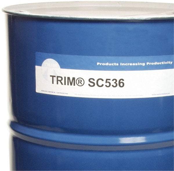 Master Fluid Solutions - Trim SC536, 54 Gal Drum Cutting & Grinding Fluid - Semisynthetic, For Drilling, Reaming, Tapping - Caliber Tooling