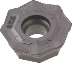 Iscar - OFMT0706 76 Grade IC928 Carbide Milling Insert - TiAlN Finish, 0.1791" Thick, 0.7008" Inscribed Circle, 0.6mm Corner Radius - Caliber Tooling