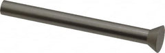 Dayton Lamina - 0.3375" Head Diam, 3/16" Shank Diam, Quill Head, High Speed Steel Solid Mold Die Blank & Punch - 60° Head Angle, 0.1313" Head Height, 2" OAL, Blank Punch, KWX Series - Caliber Tooling