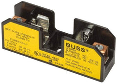 Cooper Bussmann - 1 Pole, 10 to 14 AWG, 600 VAC/VDC, 15 Amp, DIN Rail Mount Fuse Block - 3 Inch Long x 0.86 Inch Wide x 1.22 Inch High Block - Caliber Tooling