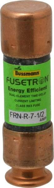 Cooper Bussmann - 125 VDC, 250 VAC, 7.5 Amp, Time Delay General Purpose Fuse - Fuse Holder Mount, 50.8mm OAL, 20 at DC, 200 (RMS) kA Rating, 9/16" Diam - Caliber Tooling