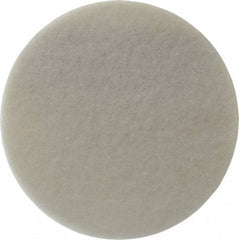 3M - 8" Ultra Fine Grade Aluminum Oxide Deburring Disc - Hook & Loop Connection, White, 3,000 Max RPM - Caliber Tooling