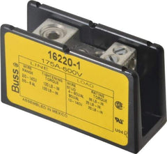 Cooper Bussmann - 1 Pole, 175 Amp, 8-2/0 AWG (Al), 14-2/0 AWG (Cu) Primary, 4-14 AWG (Cu), 4-8 AWG (Al) Secondary, Thermoplastic Power Distribution Block - 600 VAC/VDC, 1 Primary Connection, 1.96 Inch Long x 3.32 Inch Deep x 4 Inch High - Caliber Tooling