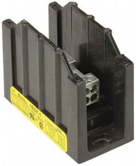 Cooper Bussmann - 1 Pole, 310 Amp, 350 kcmil-6 AWG (Cu/Al) Primary, 4-12 AWG (Al), 4-14 AWG (Cu) Secondary, Thermoplastic Power Distribution Block - 600 VAC/VDC, 1 Primary Connection, 1.96 Inch Long x 3.32 Inch Deep x 4 Inch High - Caliber Tooling