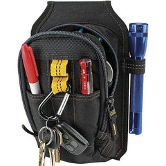 CLC - 9 Pocket Black Ballistic Polyester Mulit-Purpose Tool Carry All - 6" Wide x 4" Deep x 7" High - Caliber Tooling