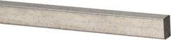 Precision Brand - 12" Long x 3/32" High x 3/32" Wide, Zinc-Plated Key Stock - Low Carbon Steel - Caliber Tooling