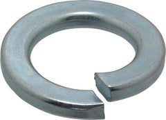 Value Collection - M20, 20.2mm ID, 33.6mm OD, 4mm Thick Split Lock Washer - Grade 8 Spring Steel, Zinc-Plated Finish, 20.2mm Min ID, 21.2mm Max ID - Caliber Tooling